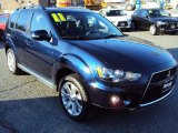 2011 Cosmic Blue Metallic Mitsubishi Outlander SE AWD #89459101