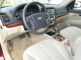 2007 Hyundai Santa Fe GLS 4WD Beige Interior