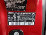 2006 SL Color Code for Firemist Red Metallic - Color Code: 548