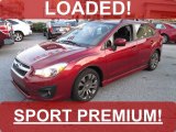 2013 Camellia Red Pearl Subaru Impreza 2.0i Sport Premium 5 Door #89518194