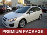 2013 Satin White Pearl Subaru Impreza 2.0i Premium 5 Door #89518193