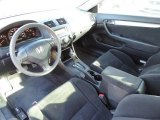 2007 Honda Accord LX Coupe Black Interior