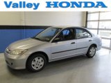 2004 Satin Silver Metallic Honda Civic Value Package Sedan #89566579