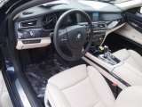 2011 BMW 7 Series 750Li Sedan Oyster/Black Interior