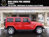 2011 Flame Red Jeep Wrangler Unlimited Sahara 4x4 #89566714