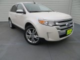 2012 White Platinum Metallic Tri-Coat Ford Edge Limited EcoBoost #89566858