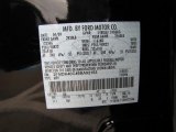 2009 Edge Color Code for Black - Color Code: UA