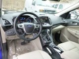 2014 Ford Escape Titanium 2.0L EcoBoost 4WD Medium Light Stone Interior