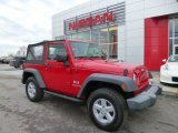 2008 Flame Red Jeep Wrangler X 4x4 #89567034