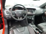 2014 Dodge Dart GT GT Black/Ruby Red Interior
