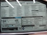 2013 Cadillac ATS 2.0L Turbo Performance AWD Window Sticker