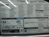 2013 Cadillac ATS 2.0L Turbo Performance AWD Window Sticker