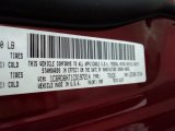 2012 Ram 1500 Color Code for Deep Cherry Red Crystal Pearl - Color Code: PRP