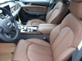 2014 Audi A8 L 3.0T quattro Nougat Brown Interior