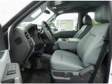 2014 Ford F350 Super Duty XL Crew Cab Dually Steel Interior