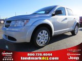 2014 Bright Silver Metallic Dodge Journey Amercian Value Package #89629704