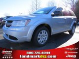 2014 Bright Silver Metallic Dodge Journey Amercian Value Package #89629703