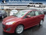 Zeal Red Mazda MAZDA5 in 2014
