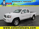 Super White Toyota Tacoma in 2010