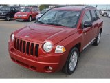 2010 Inferno Red Crystal Pearl Jeep Compass Sport #89637269