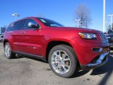 Deep Cherry Red Crystal Pearl Jeep Grand Cherokee in 2014