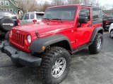 2007 Flame Red Jeep Wrangler X 4x4 #89674201