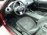 2009 Mazda MX-5 Miata Sport Roadster Black Interior