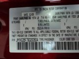 2009 MX-5 Miata Color Code for Copper Red Mica - Color Code: 32V