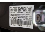 2014 Civic Color Code for Urban Titanium Metallic - Color Code: YR578M