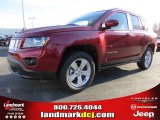 2014 Deep Cherry Red Crystal Pearl Jeep Compass Latitude #89714007