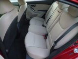 2014 Hyundai Elantra SE Sedan Rear Seat