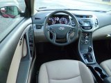 2014 Hyundai Elantra SE Sedan Beige Interior