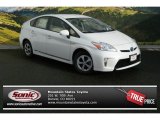 2014 Blizzard White Pearl Toyota Prius Three Hybrid #89713806