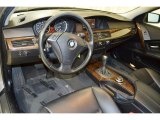 2006 BMW 5 Series 525i Sedan Black Interior