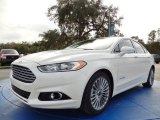 2014 White Platinum Ford Fusion Hybrid Titanium #89761927