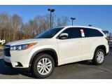 Blizzard White Pearl Toyota Highlander in 2014