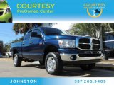 2007 Patriot Blue Pearl Dodge Ram 2500 Big Horn Edition Quad Cab 4x4 #89761901