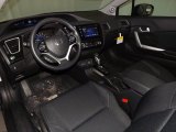 2014 Honda Civic EX Coupe Black Interior