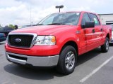 2008 Bright Red Ford F150 XLT SuperCrew #8975137