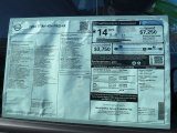 2014 Nissan Titan Pro-4X Crew Cab 4x4 Window Sticker