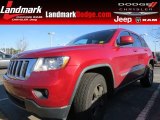2011 Inferno Red Crystal Pearl Jeep Grand Cherokee Laredo #89817128