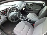 2014 Hyundai Elantra SE Sedan Gray Interior