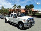 2011 Oxford White Ford F350 Super Duty Lariat Crew Cab 4x4 Dually #89858164