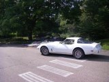 Classic White Chevrolet Corvette in 1970