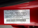 2010 MAZDA3 Color Code for Velocity Red Mica - Color Code: 27A