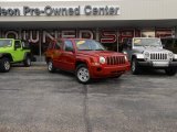Inferno Red Crystal Pearl Jeep Patriot in 2009