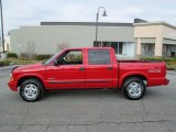 2004 Victory Red Chevrolet S10 LS Crew Cab 4x4 #89882690