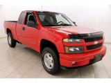 2005 Victory Red Chevrolet Colorado Z71 Extended Cab 4x4 #89882596
