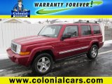 2010 Inferno Red Crystal Pearl Jeep Commander Sport 4x4 #89882732