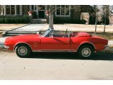 1967 Bolero Red Chevrolet Camaro Rally Sport Convertible #89916397